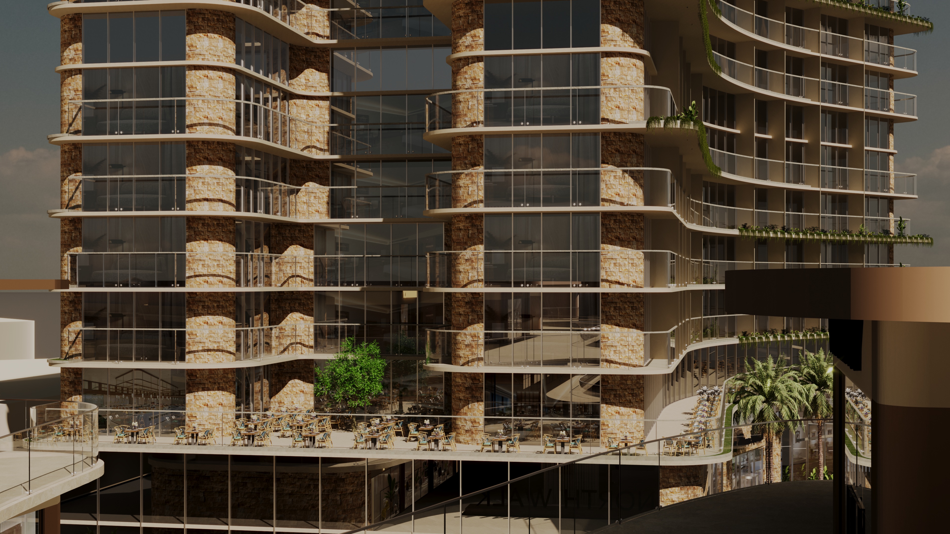 برج رسن الفندقي التجاري 