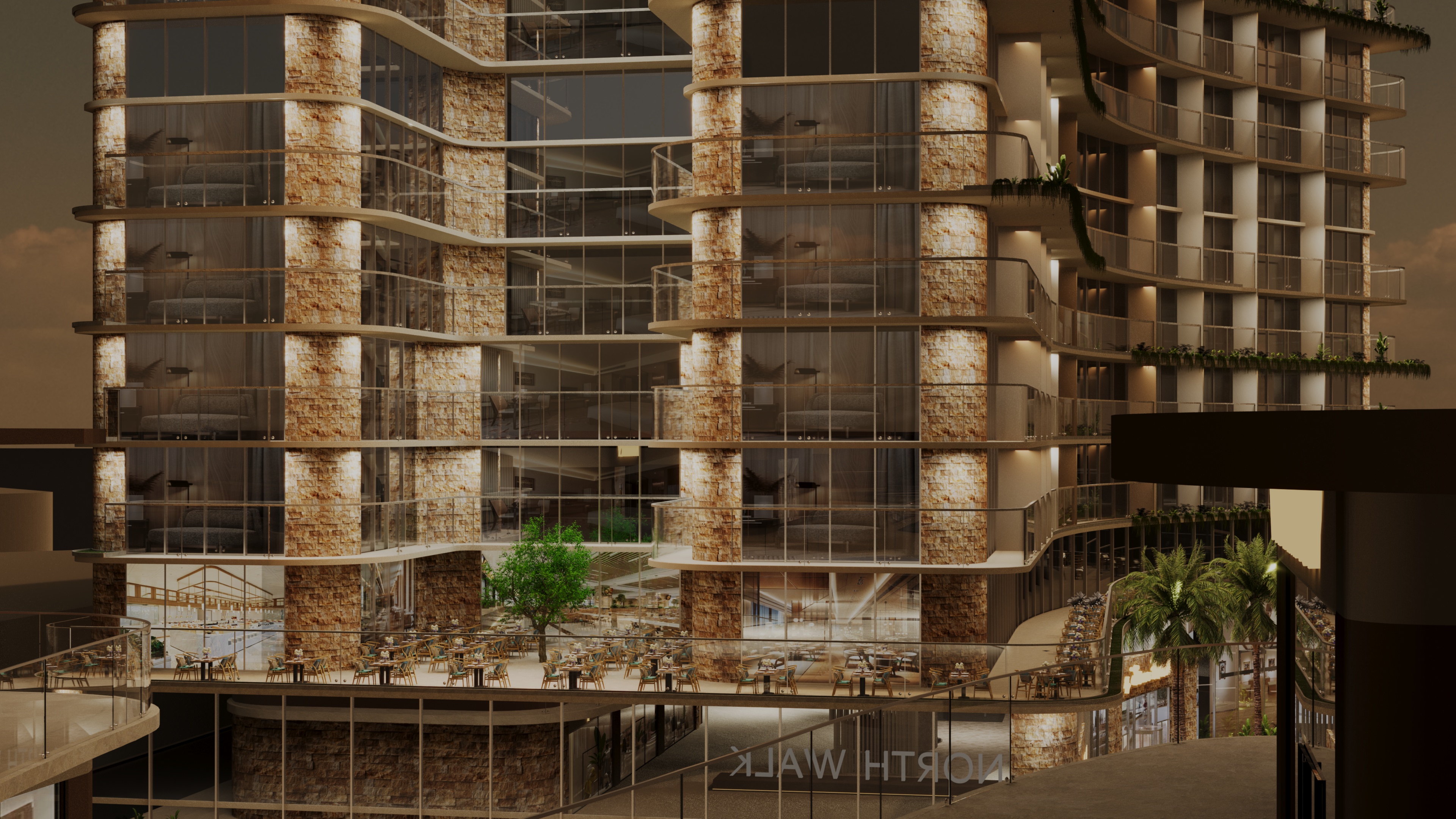 برج رسن الفندقي التجاري 