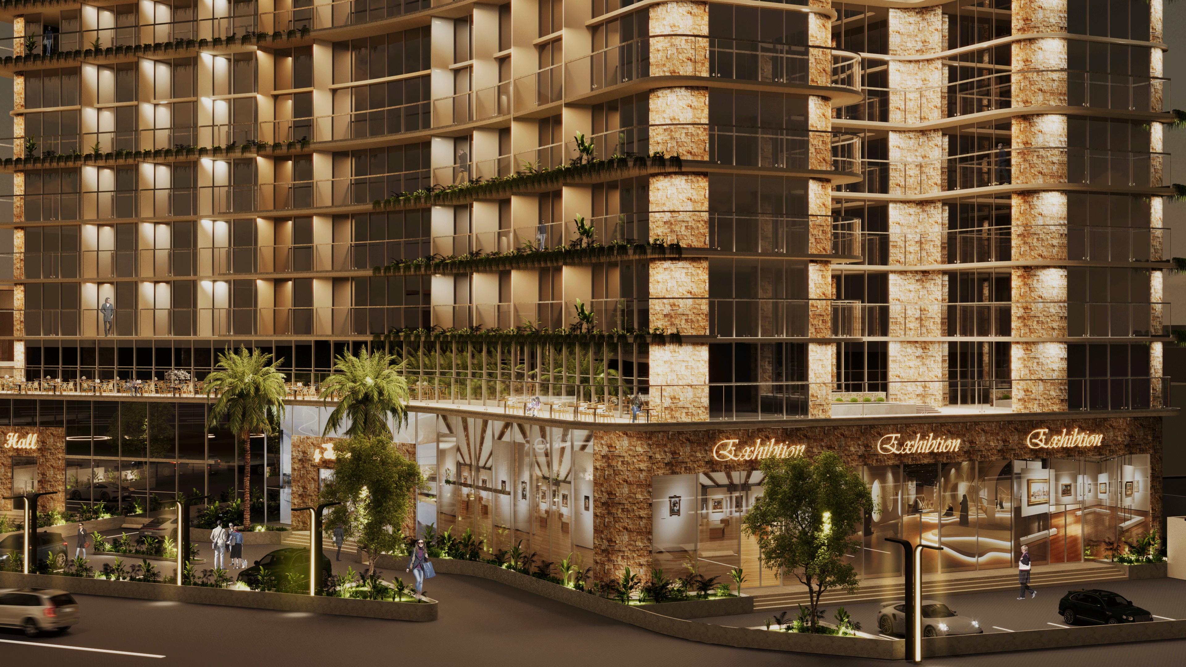 برج رسن الفندقي التجاري 