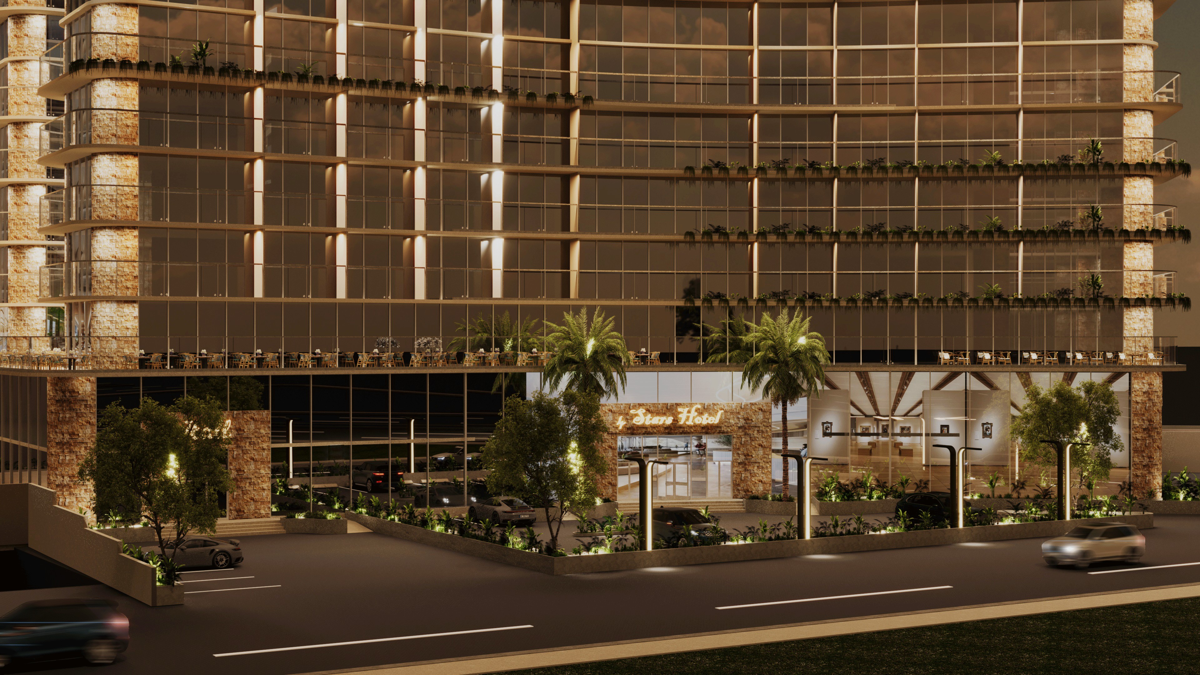 برج رسن الفندقي التجاري 